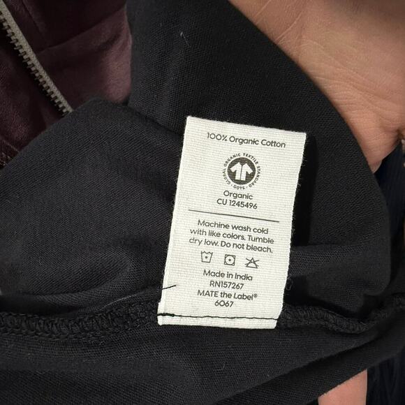 Mate Organic Cotton Layering Tank, Black, L - Picture 5 of 6